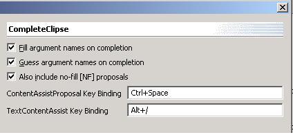 CompleteClipse Completion