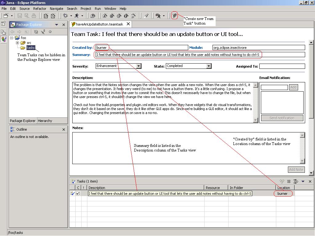 Team Task Editor